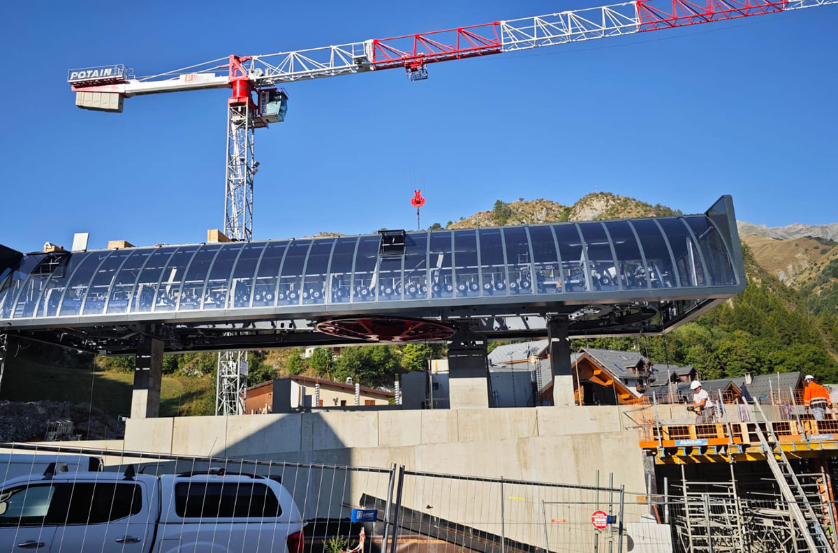 Travaux de Modernisation à Valloire : rénovation des télécabines du Sétaz